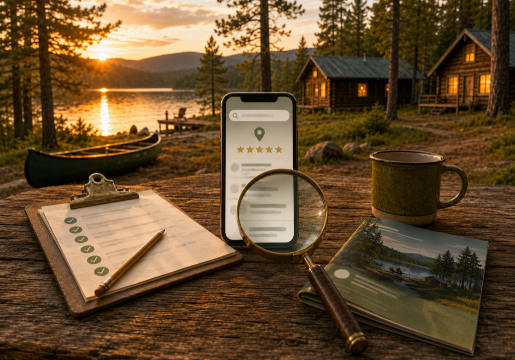 What families see when they Google a summer camp: photos, profile, and camp online reputation.